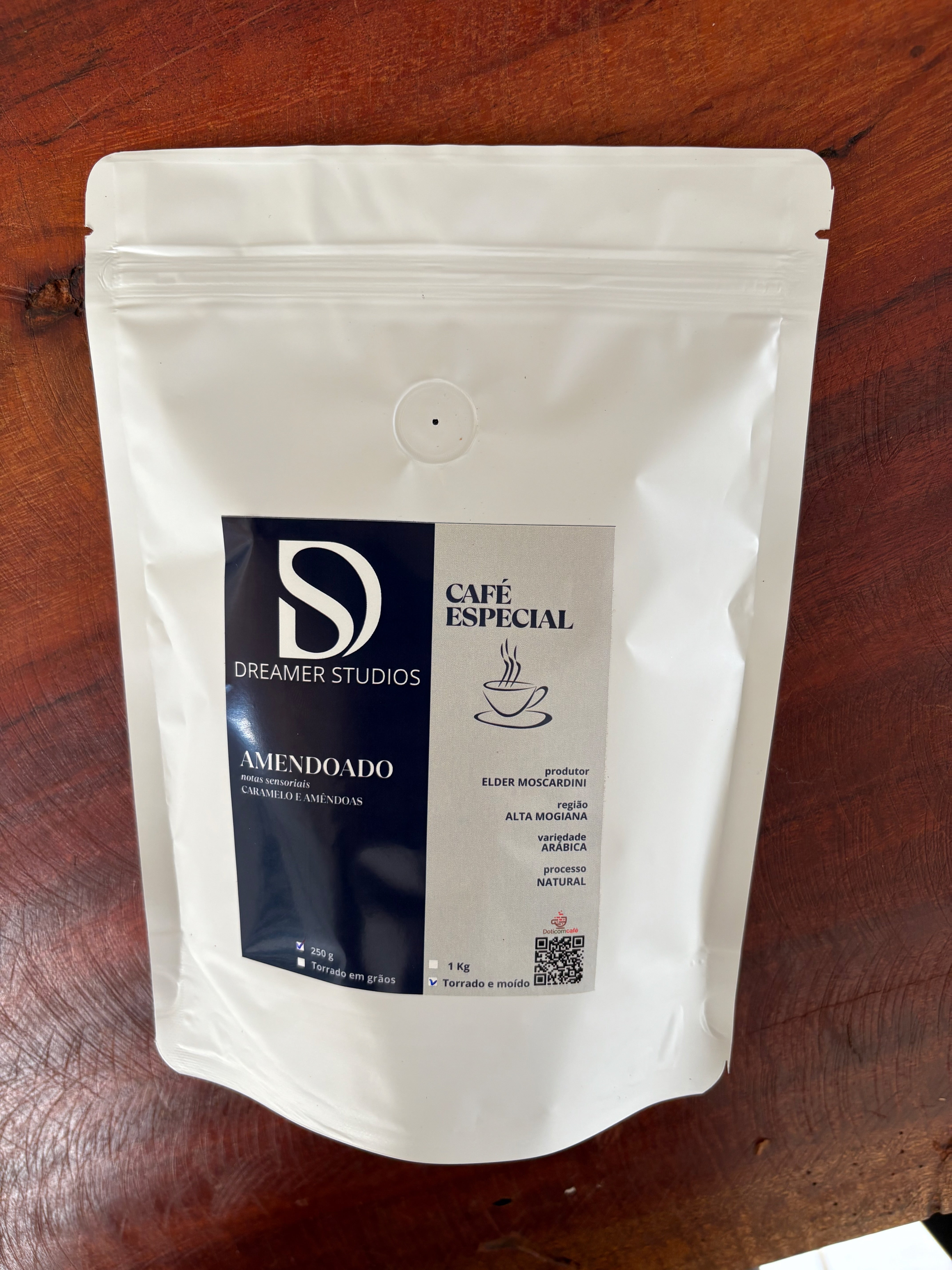 Café Especial Dreamer Studios Amendoado 250g
